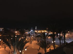 Marrakesch bei Nacht - Ausblick von der Kosybar