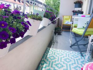 Wie du deinen Balkon kunterbunt bepflanzt, eine marokkanische Sitzecke einrichtest und deine Ruheoase dekorierst! Außerdem: Gewinnspiel - Kaffee-Set von Leonardo Vienna!